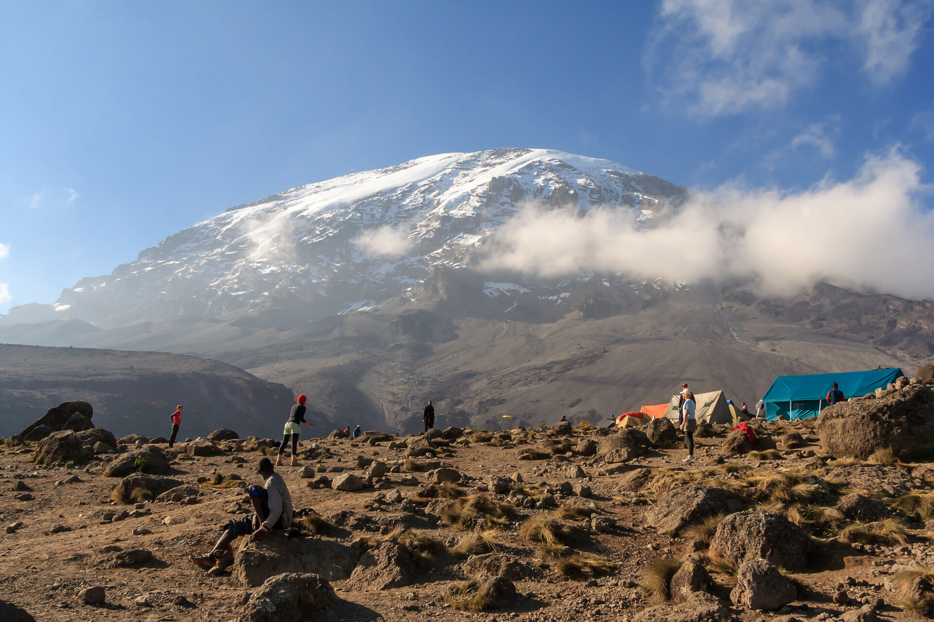 Trekking am Kilimanjaro